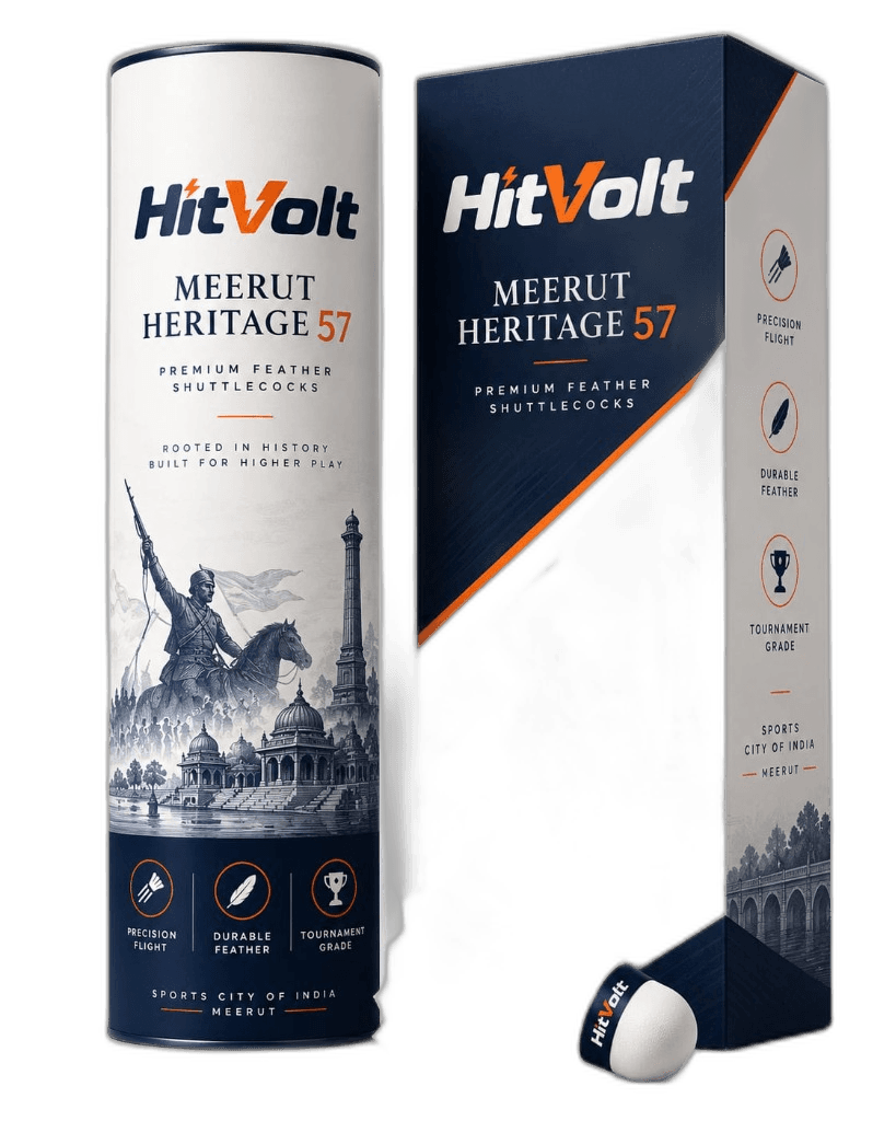 HitVolt Meerut Heritage 57 feather shuttlecock bottle