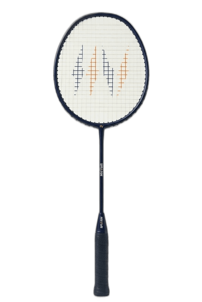 Navy and orange HitVolt badminton racket